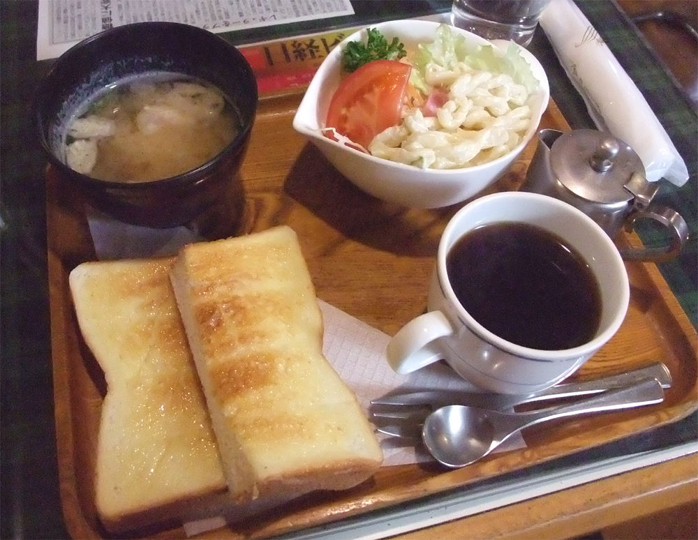 上深川町 喫茶tomo 珈琲とお味噌汁