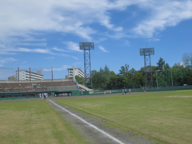 住之江公園野球場にて 朝西知徳のブログ 住之江公園野球場にて 朝西知徳のブログ
