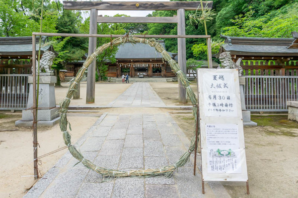 四條畷神社茅の輪-2106246