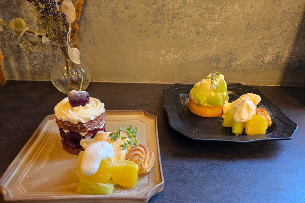 高槻市神内 monmocafe ケーキセット