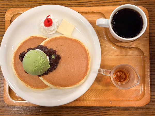 高槻市城北町 UCCカフェメルカード 小倉ホットケーキ