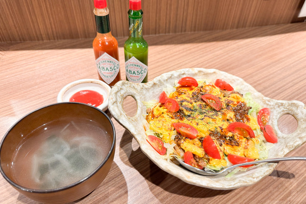 TACORICE」の『タコライスセット』（高槻市高槻町）【たかつーグルメ