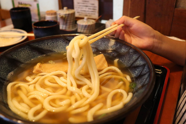 高槻市郡家新町 水車 きつねうどん