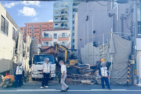 高槻市富田町 こむぎこはうす ル・マルシェ 解体工事