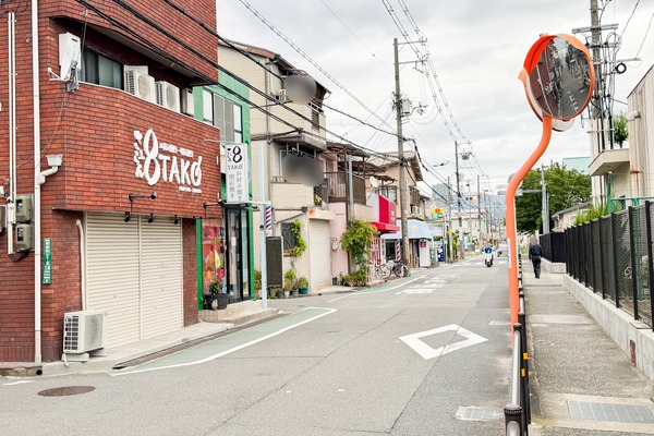 高槻市城南町 さふらん8TAKO 道順