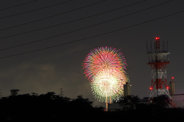 高槻から見えたなにわ淀川花火大会の花火。ちゃんと撮れました2026
