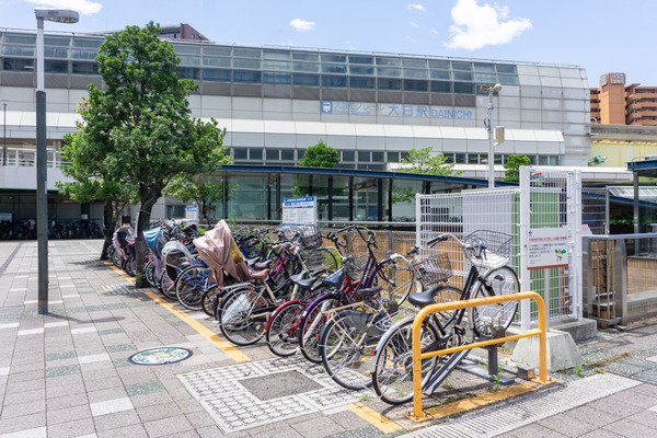 大日駅交通駅前広場自転車駐車場 -230720-5