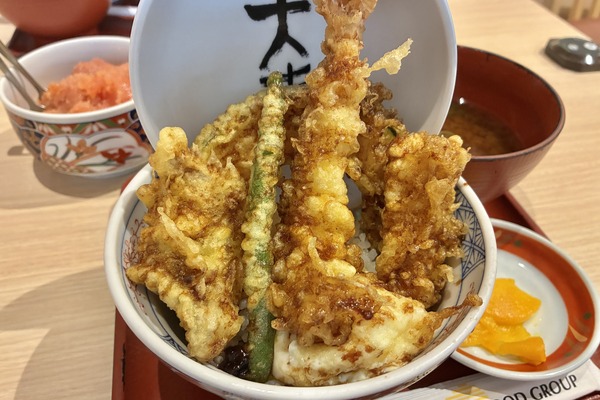 イオンモール大日4F天麩羅えびのやの天丼