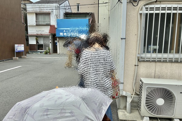 サンククルールに並ぶ行列