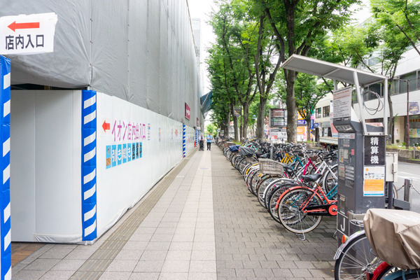 イオン古川橋店 駐輪場3エリア -230714-1