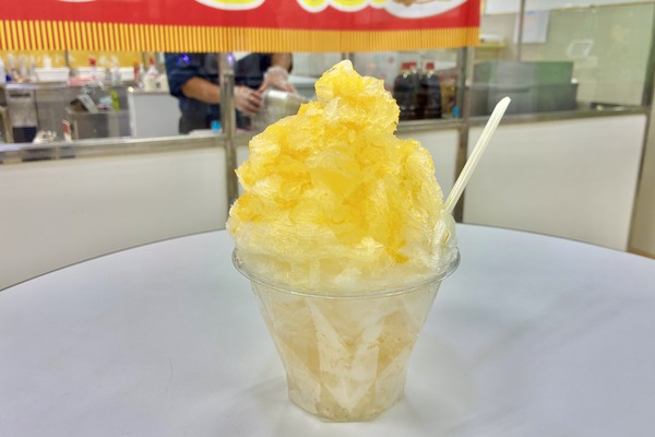 京阪百貨店守口店で開催中かき氷まつりのみかんかき氷
