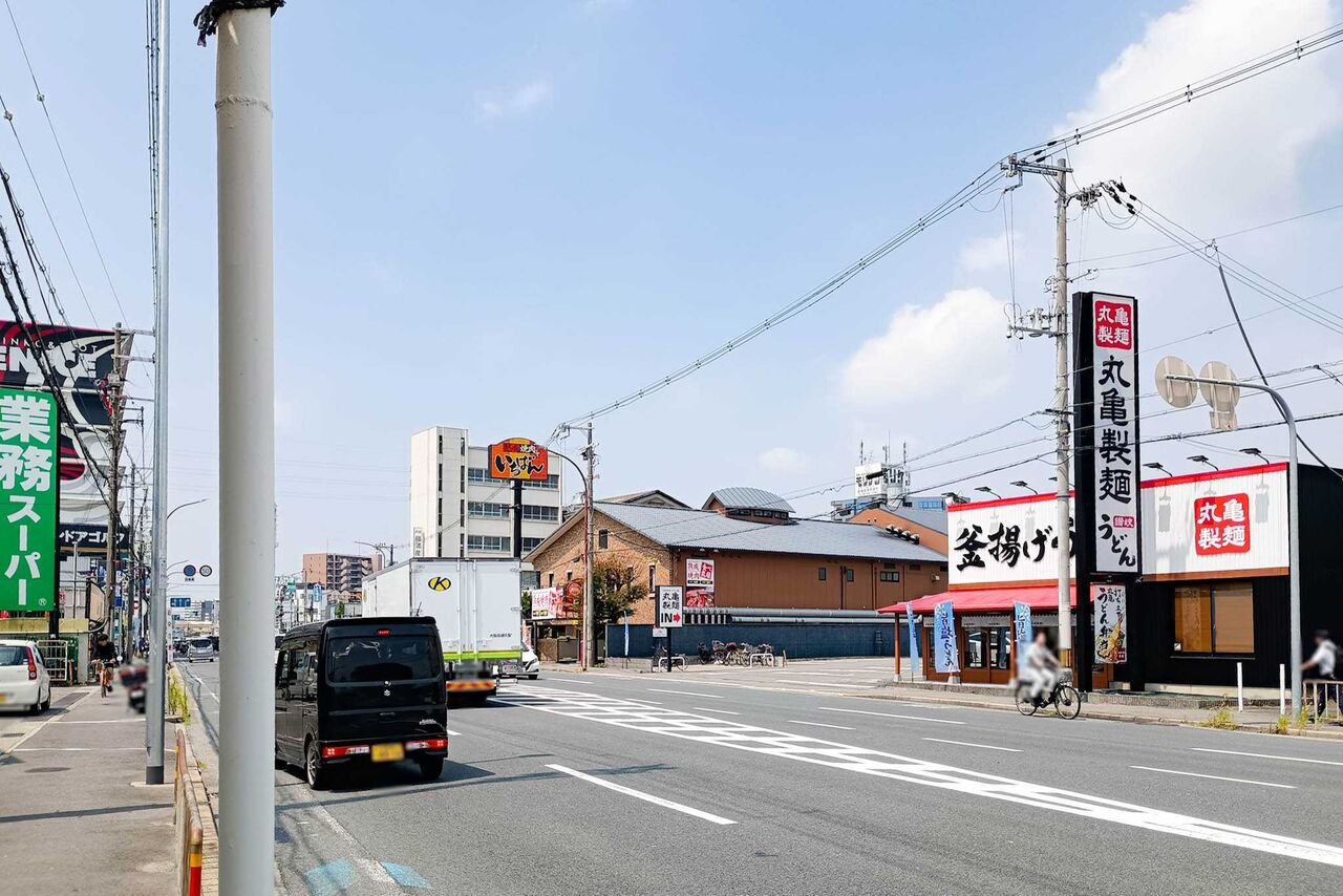 守口市佐太中町 丸亀製麺守口大日