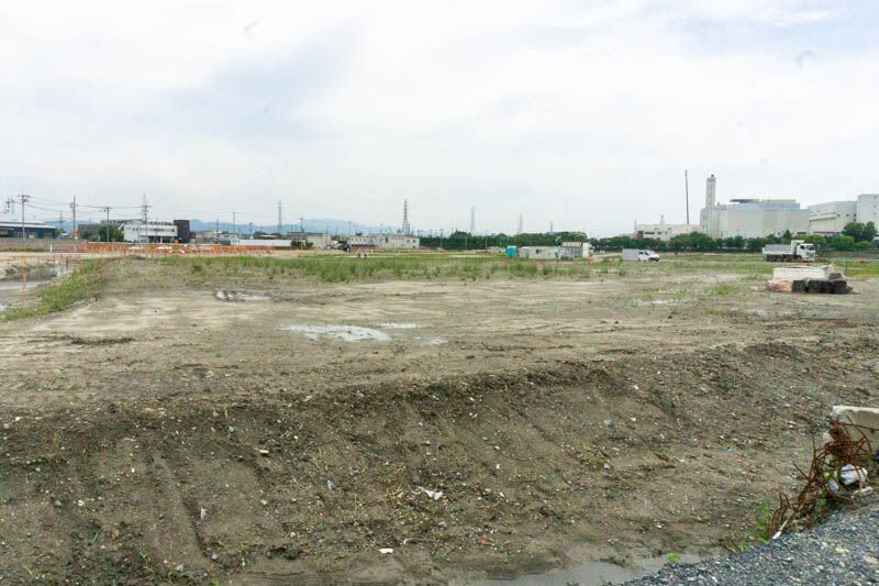 府道14号線ぞい南目垣に ニトリ と ビバホーム ってホームセンターができるみたい 茨木つーしん