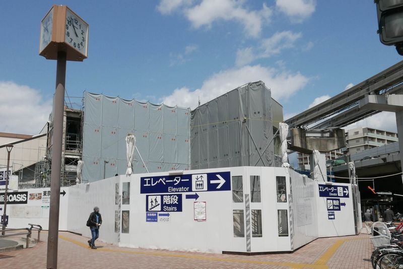 阪急南茨木駅ビルの建て替え工事が進んでる 2022年夏 10月オープン予定 茨木つーしん