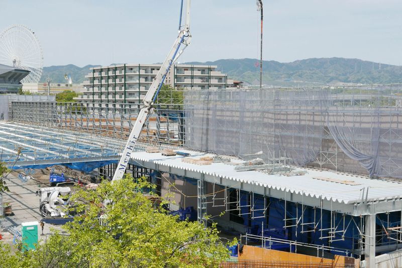 エキスポの近くに スーパービバホーム って大型ホームセンターつくってる 今夏オープン 茨木つーしん