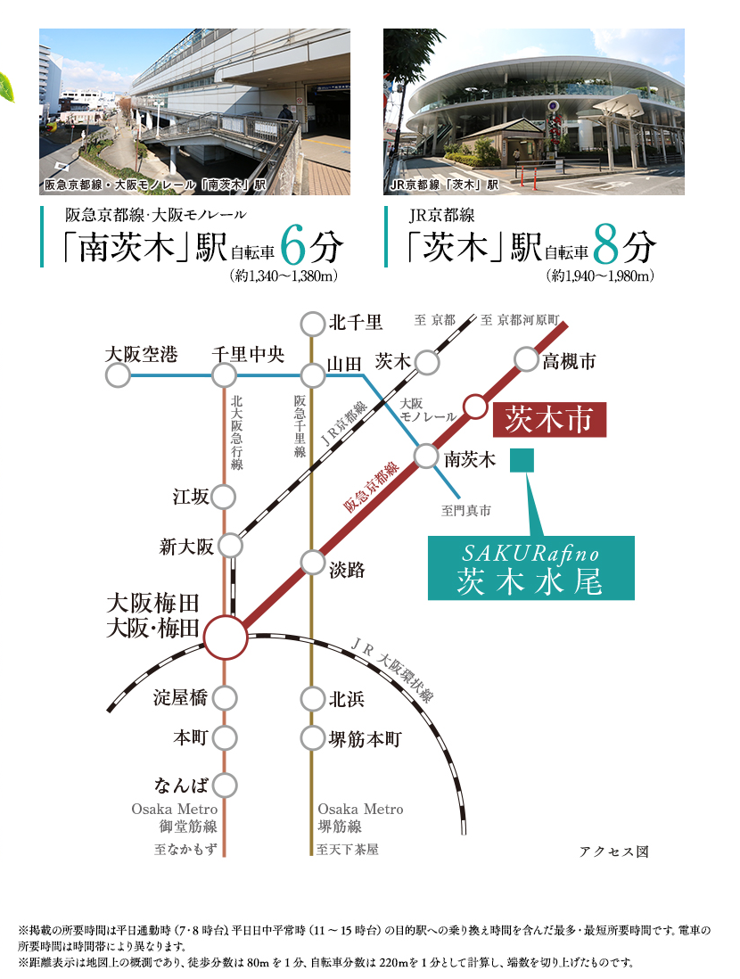 茨木水尾アクセス図