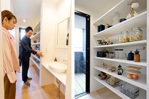 手洗いパントリー