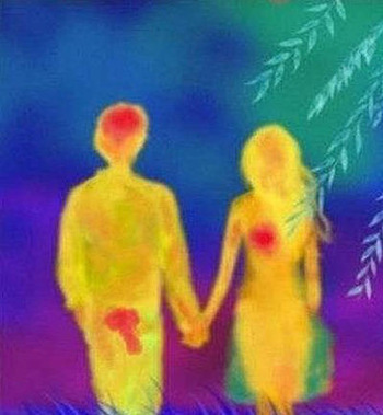 画像 男女のデート時をサーモグラフィで撮ってみたら モル速 Morusoku