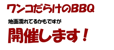 BBQ開催決定