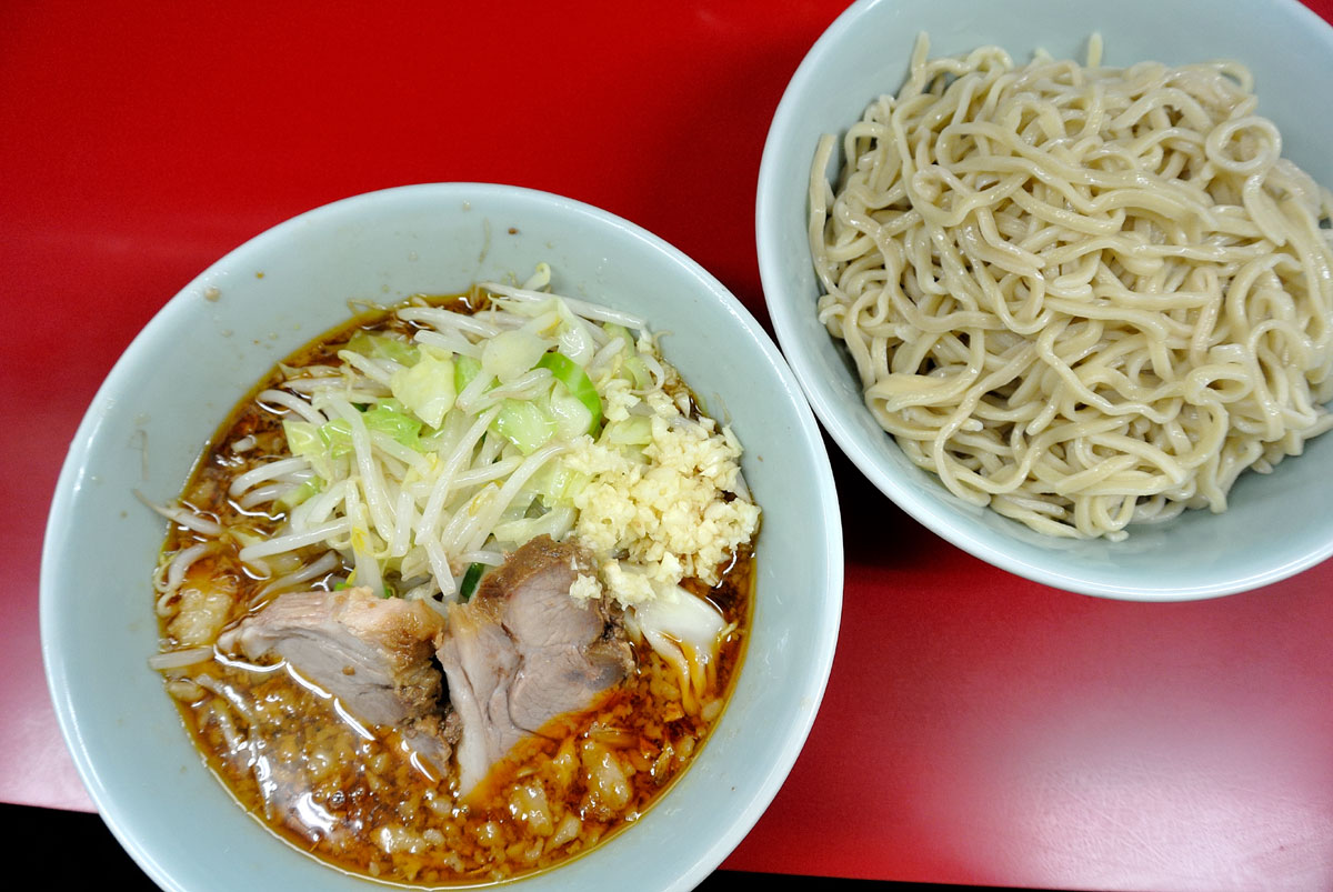 ラーメン二郎のつけ麺 まとめ お水をどうぞ