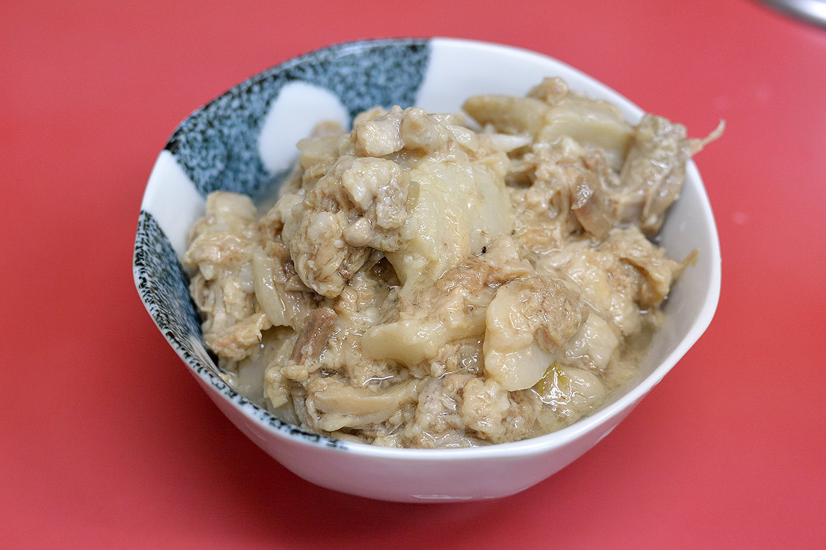 ラーメン二郎 小岩店の 小ラーメン 脂っkoiwa お水をどうぞ