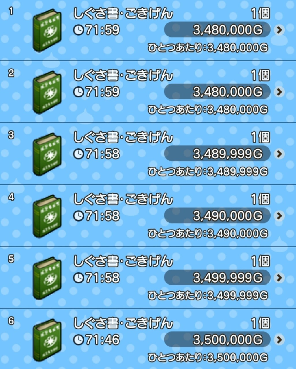 史上最高額 超高騰しぐさ書 ごきげんをget まみむめもっちのドラクエ10日記 史上最高額 超高騰しぐさ書 ごきげんをget まみむめもっちのドラクエ10日記