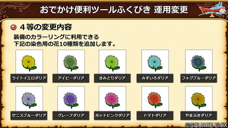 バージョン7.4 で染色花10種追加！どうなる？！バザー相場