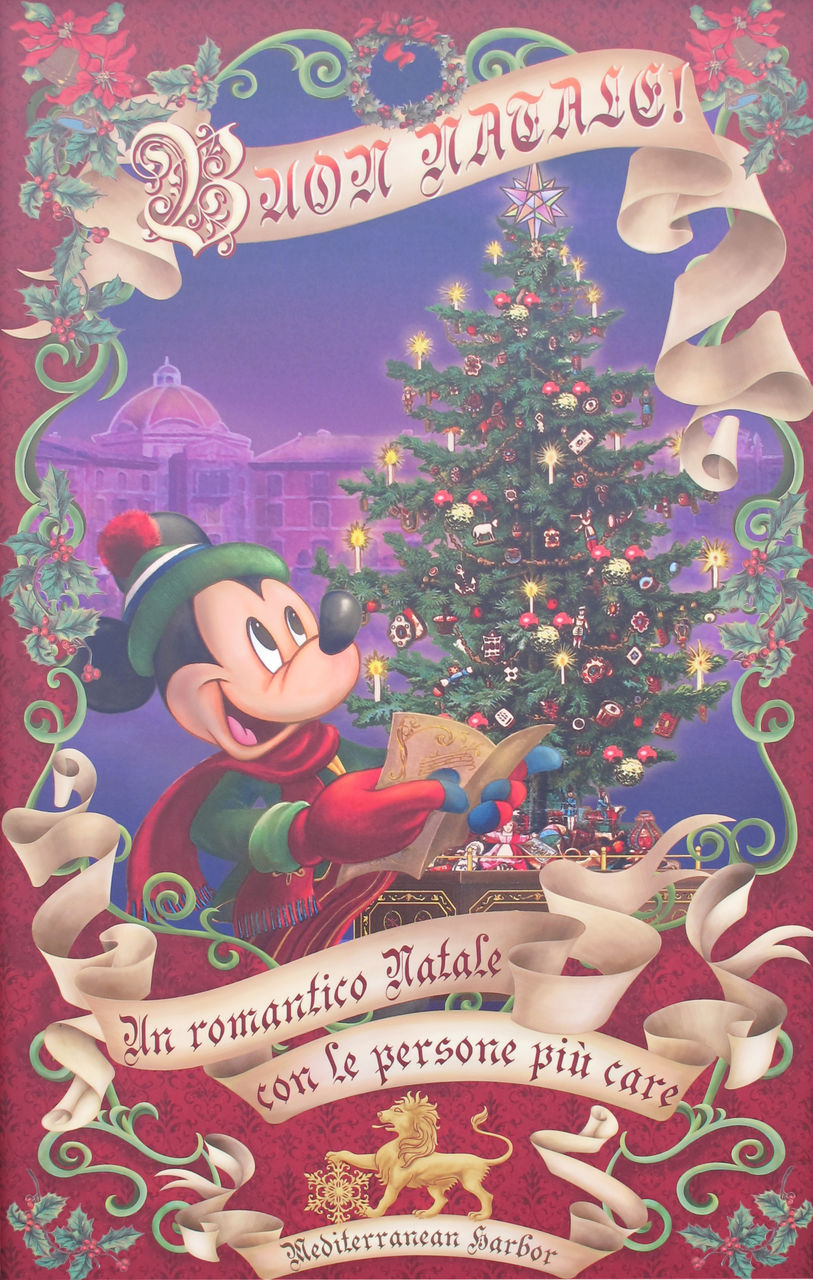 東京ディズニーシー ぶらりクリスマス アメリカンウォーターフロントのポスター もてく流 東京ディズニーリゾート攻略術