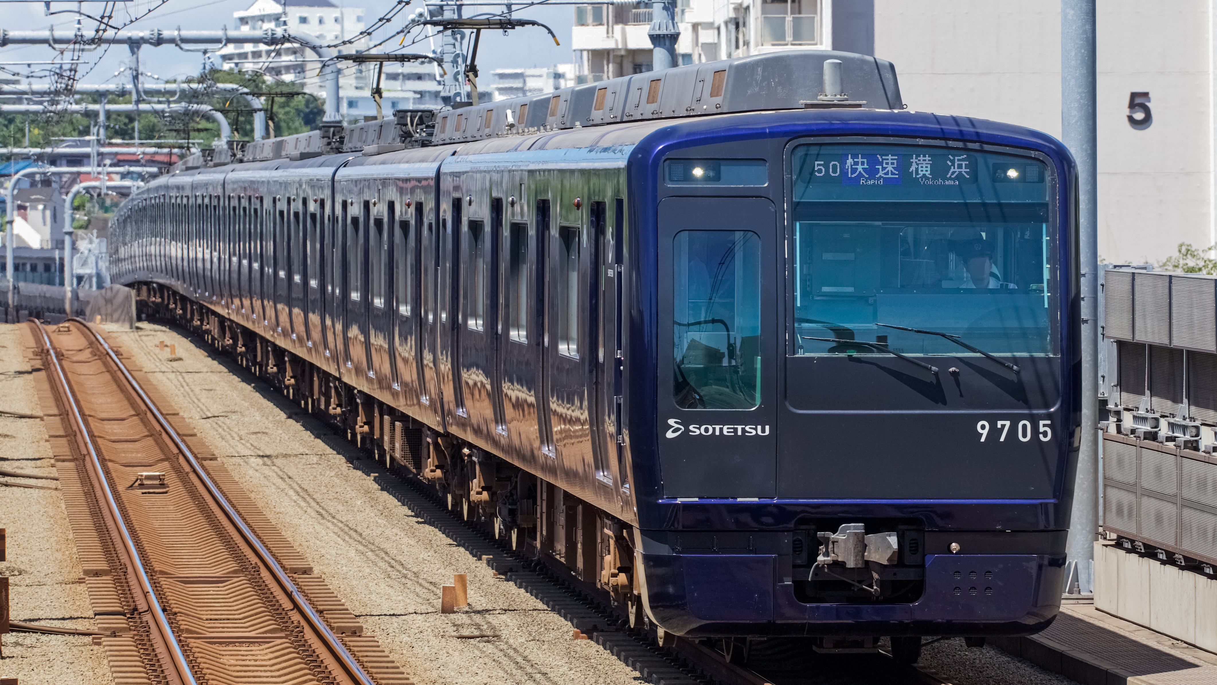 相模鉄道8000系/9000系 側面フルカラーLED行先表示 : 緑石英の礬素