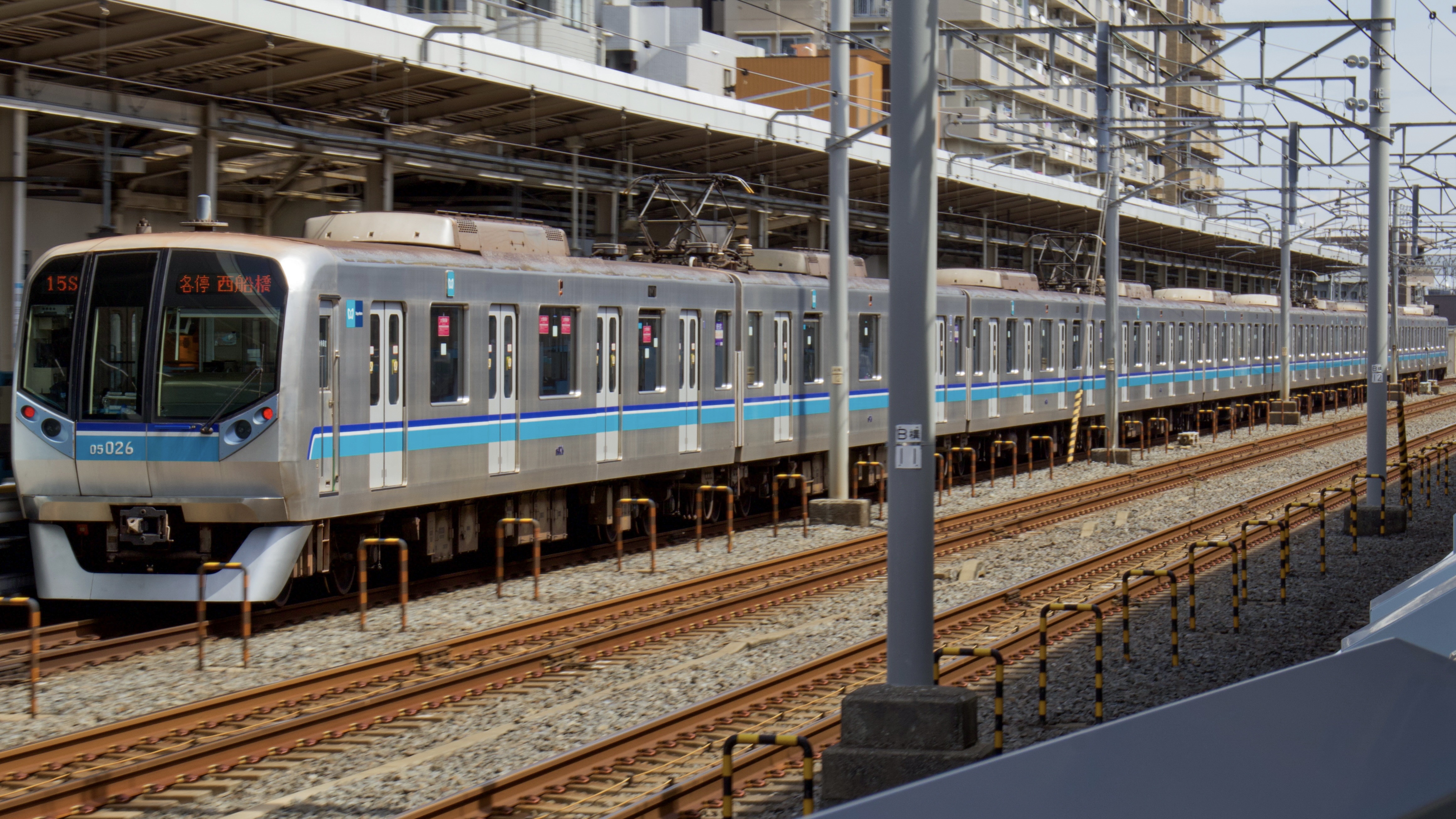 鉄道部品 東京メトロ 東西線05系 方向幕 行先表示器 東京地下鉄 電車 東京メトロ 東西線 05系 方向幕 側面行先表示器