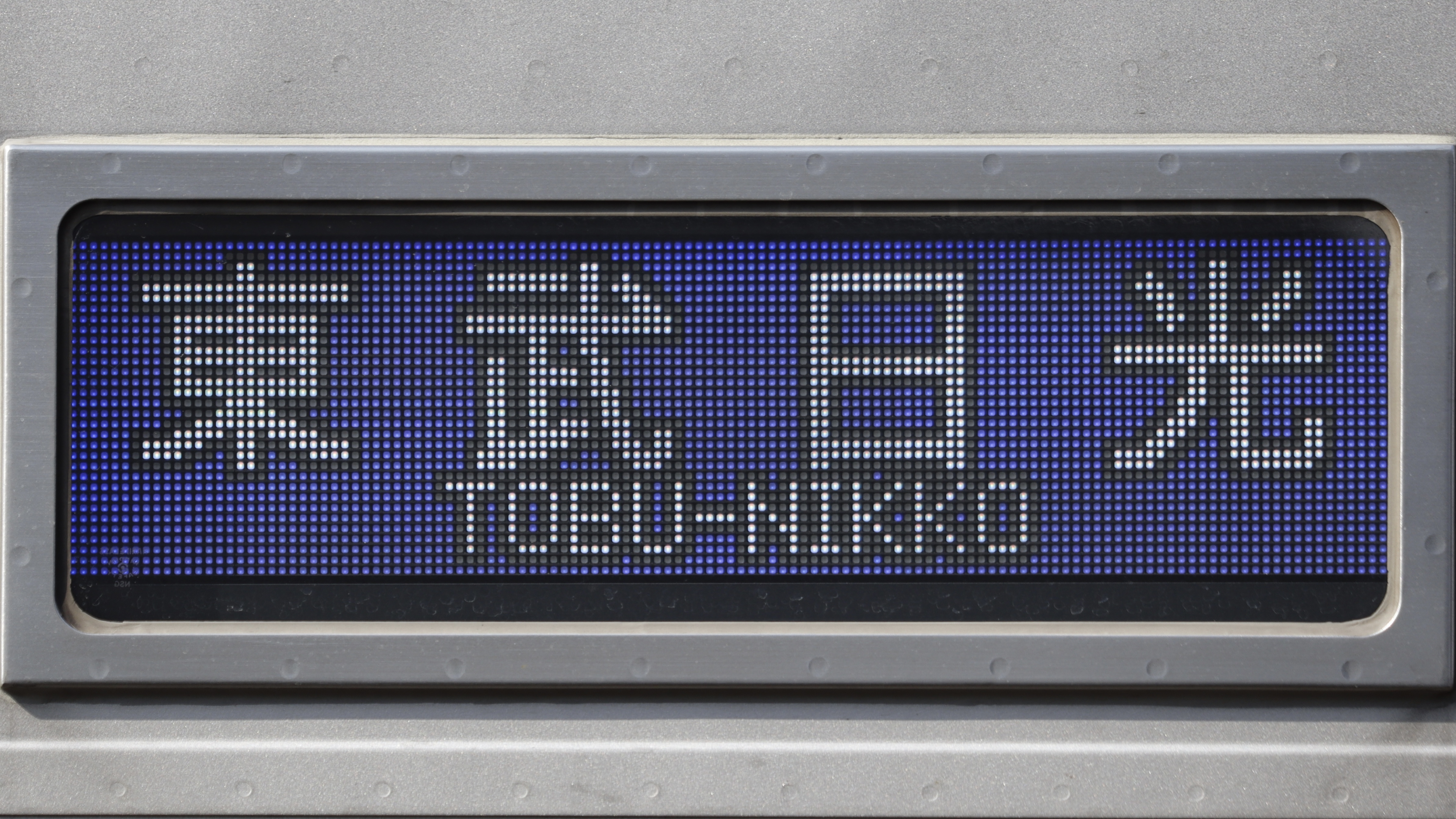 東武鉄道20400系 フルカラーLED行先表示 : 緑石英の礬素