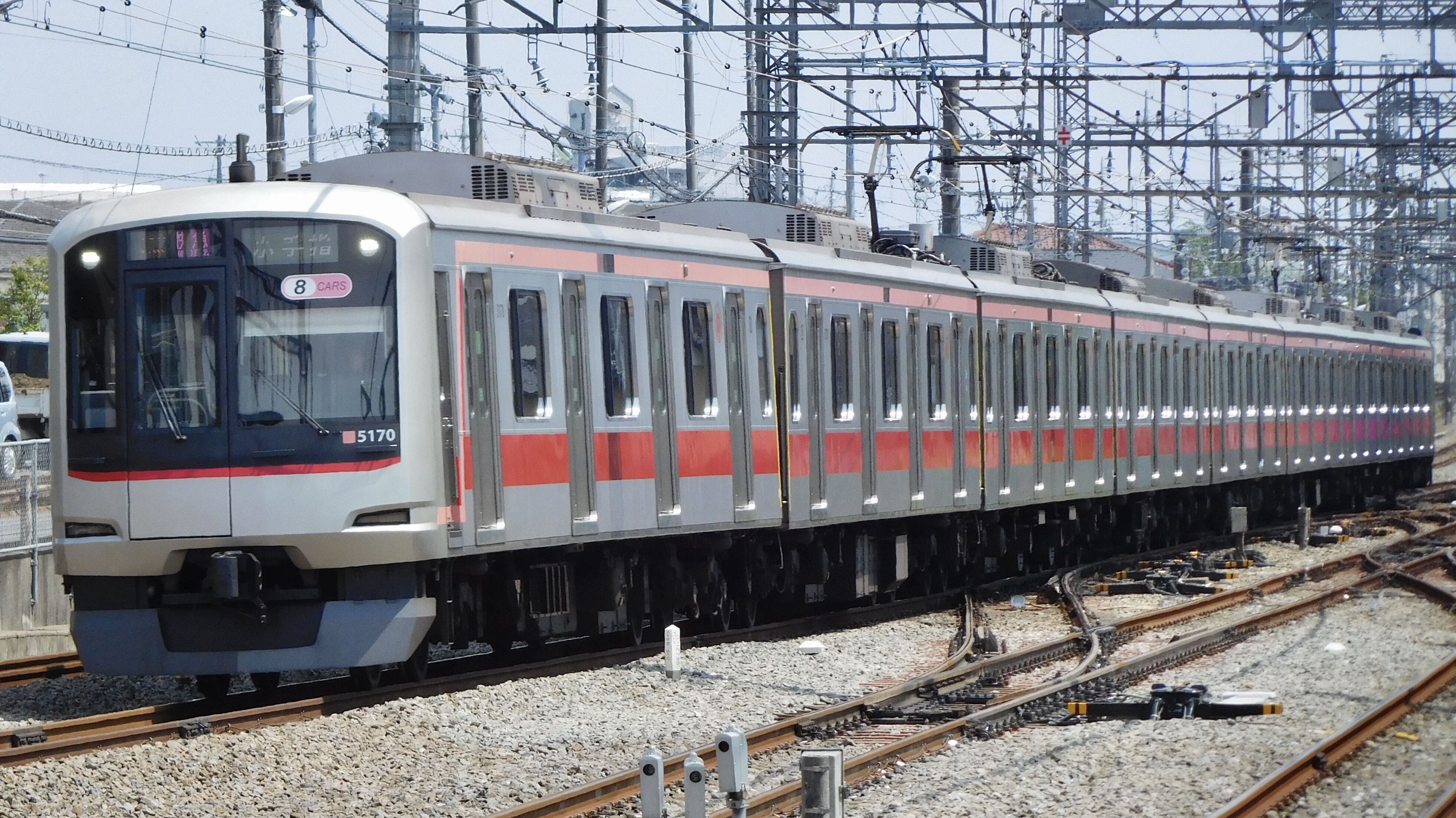 緑石英の礬素 Y500系 東横線5000系列 種別フルカラー 行先3色led行先表示