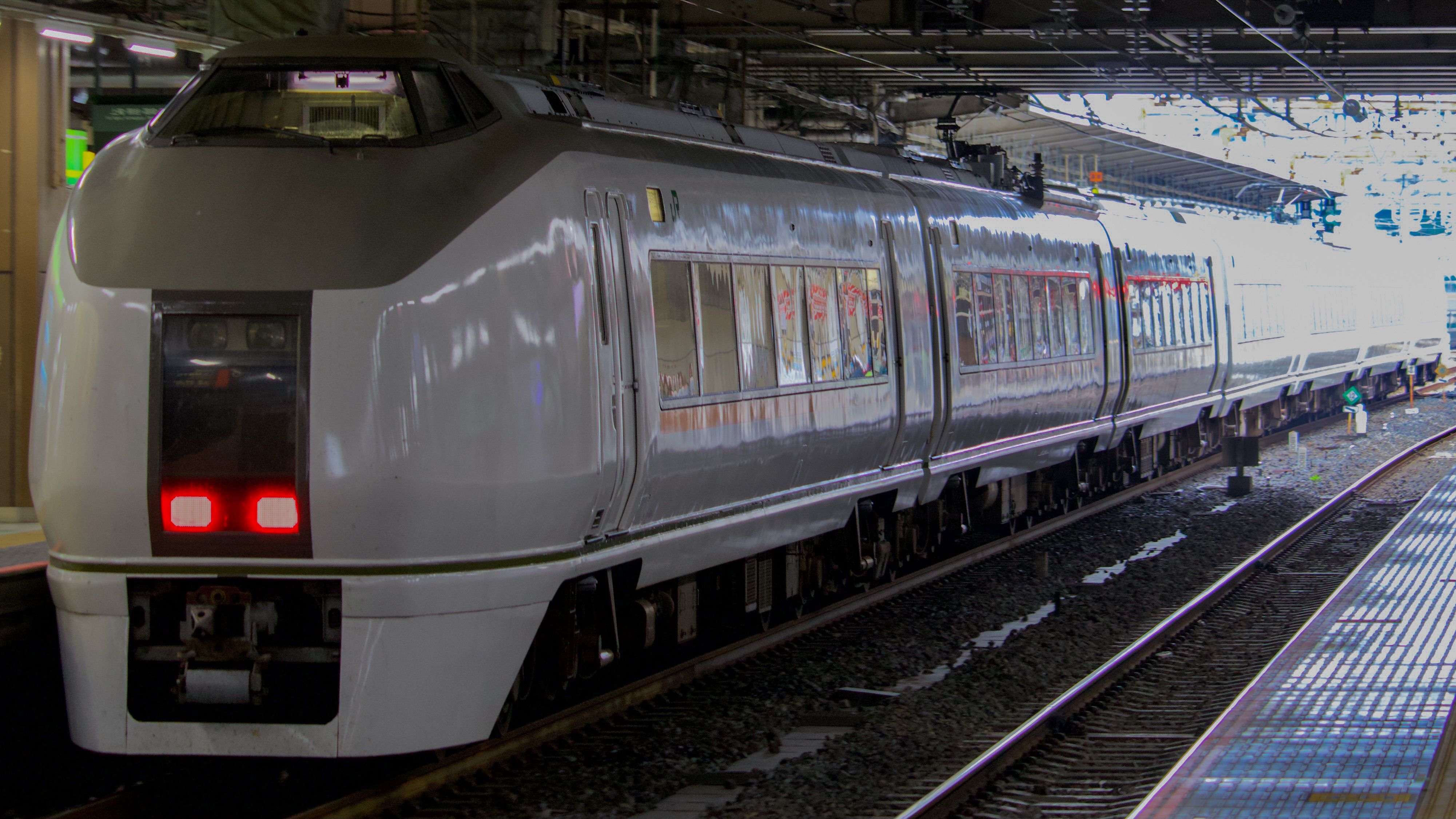 JR東日本651系 行先表示 : 緑石英の礬素