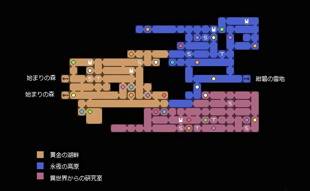 Rabi Ribi ラビリビ 100 マップと各エリアの繋がり ゲーム系