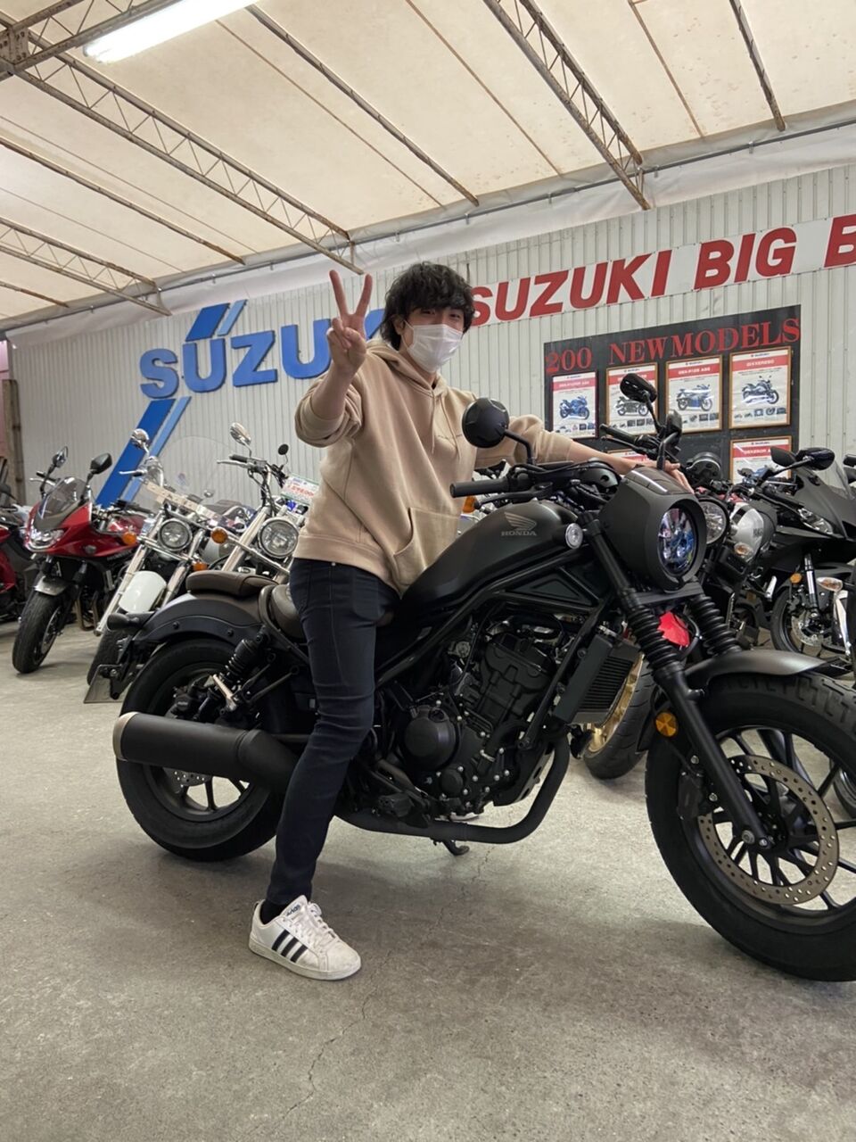 レブル２５０納車 バイクショップ モト ブーイングのブログ Motobooing Net 和歌山県田辺市