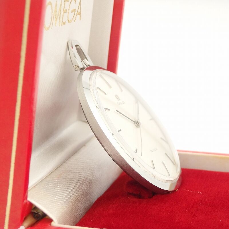 031-キ 稼働品 OMEGA オメガ 懐中時計 デビル DE VILLE 手巻き