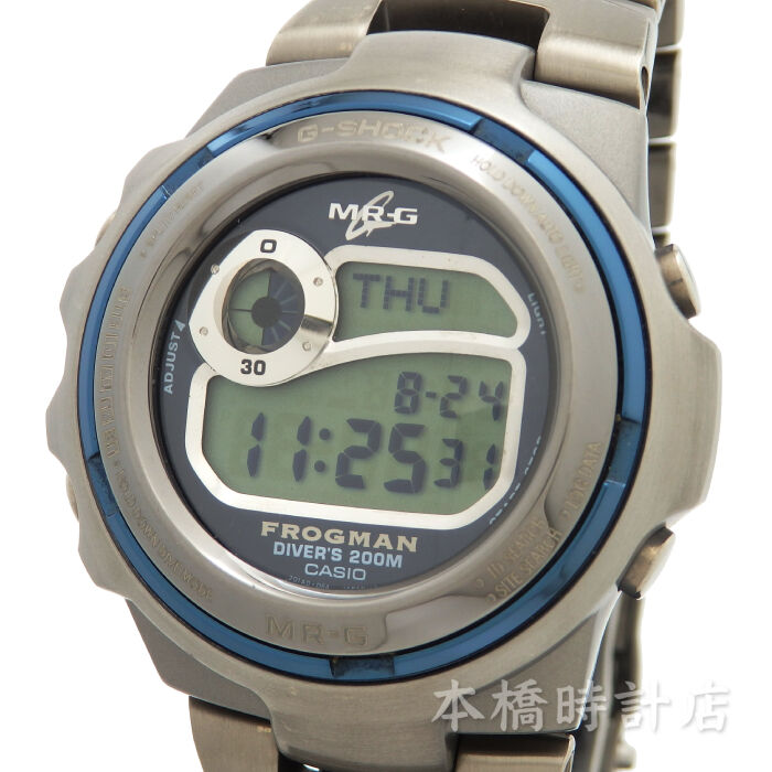 チタン カシオ G-SHOCK FROGMAN MRG-1100 フロッグマン 箱付 チタン カシオ G-SHOCK FROGMAN MRG-1100 フロッグマン 箱付