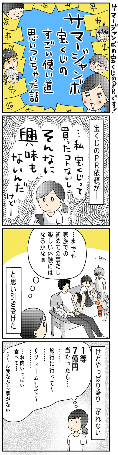 宝くじPR