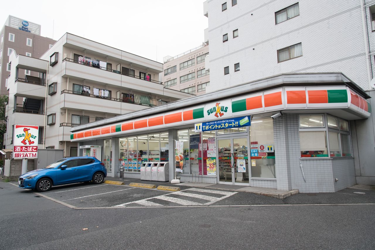 東京都 14 江戸川区 サークルk サンクスの残像