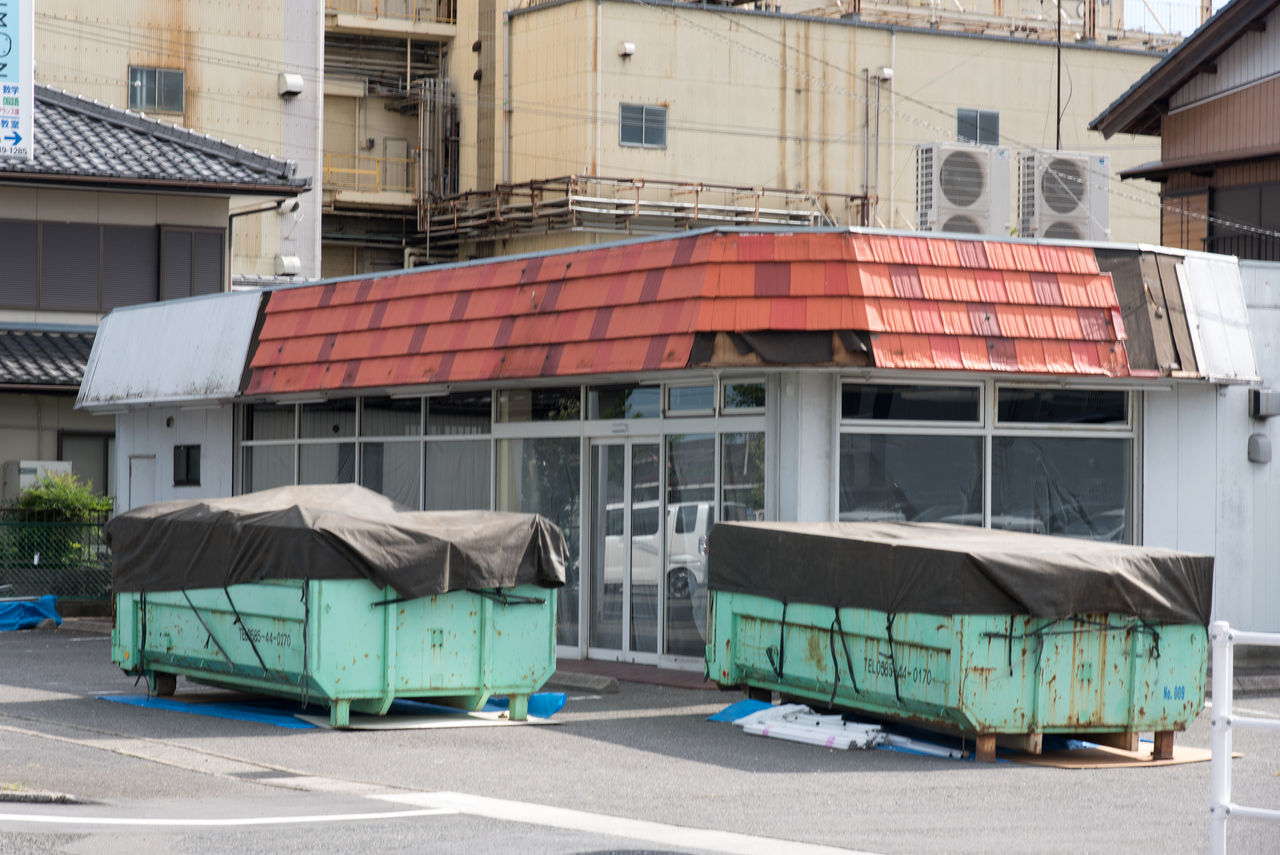 サークルk初期の三角屋根が残る店 サークルk サンクスの残像