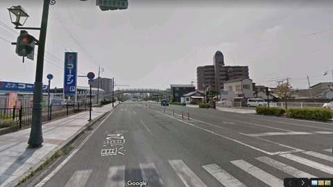 事故現場1ー倉敷