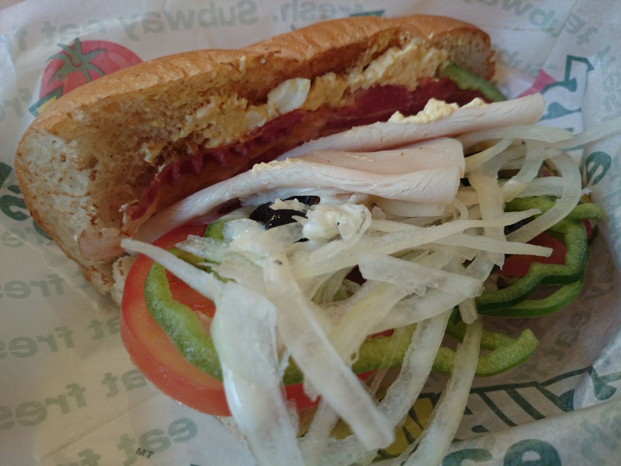 ターキーベーコンエッグ 潜水艦生活