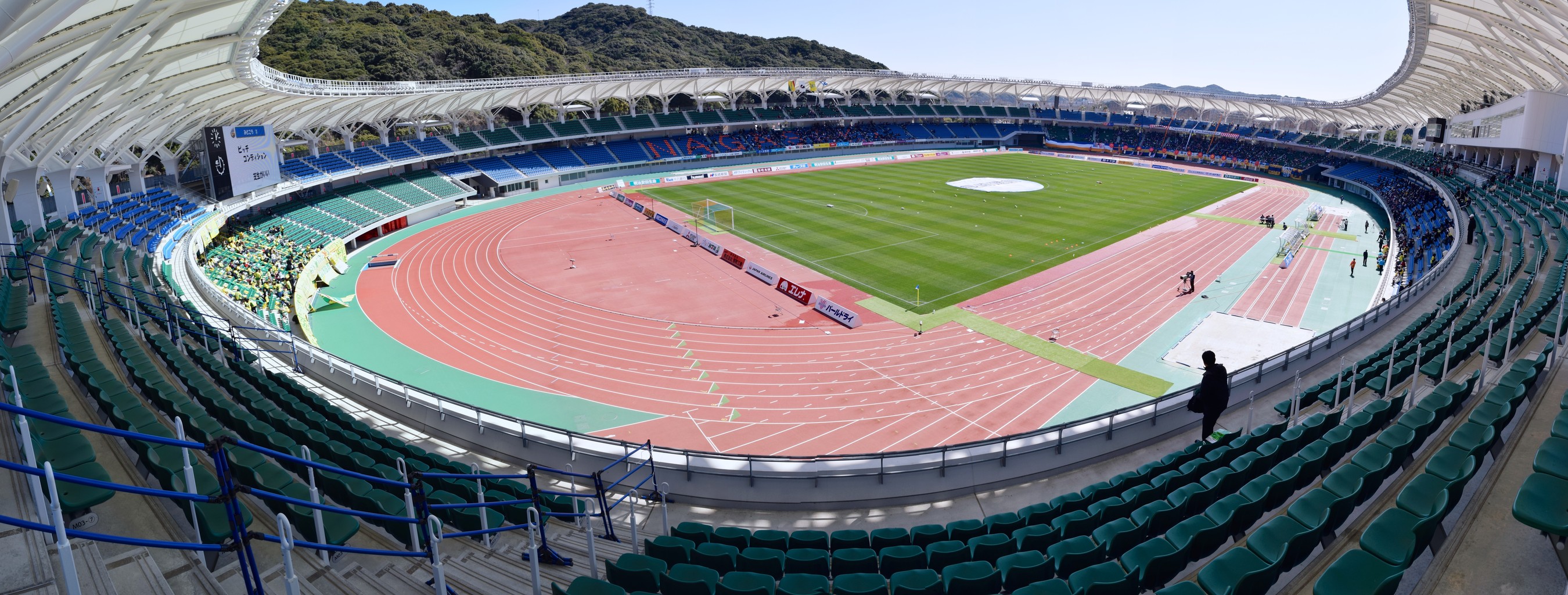 15年3月8日 長崎vs千葉 長崎県立総合運動公園陸上競技場 パノラミックパラノイド