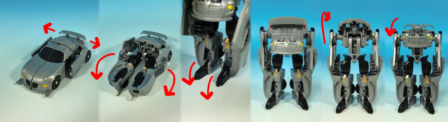 トランスフォーマー EZコレクション 全6種セット 2007年発売 内袋未