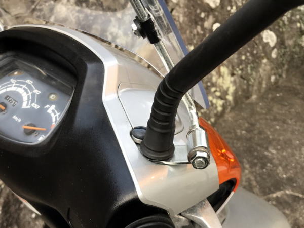 スペイシー100に風防を付けよう : モトテンのブログ