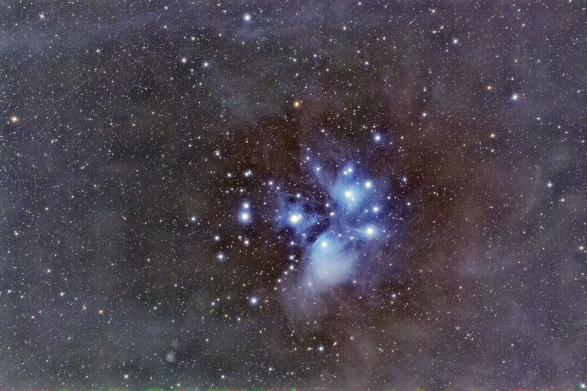 M45プレアデス星団 久し振りの星見です 星空旅 写真旅