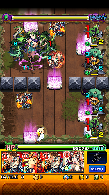閑話 １１８２ モンスト 神獣の聖域へ逝くぞぃ ウィル ワイヤード ハトリー戦 ゲーム雑記