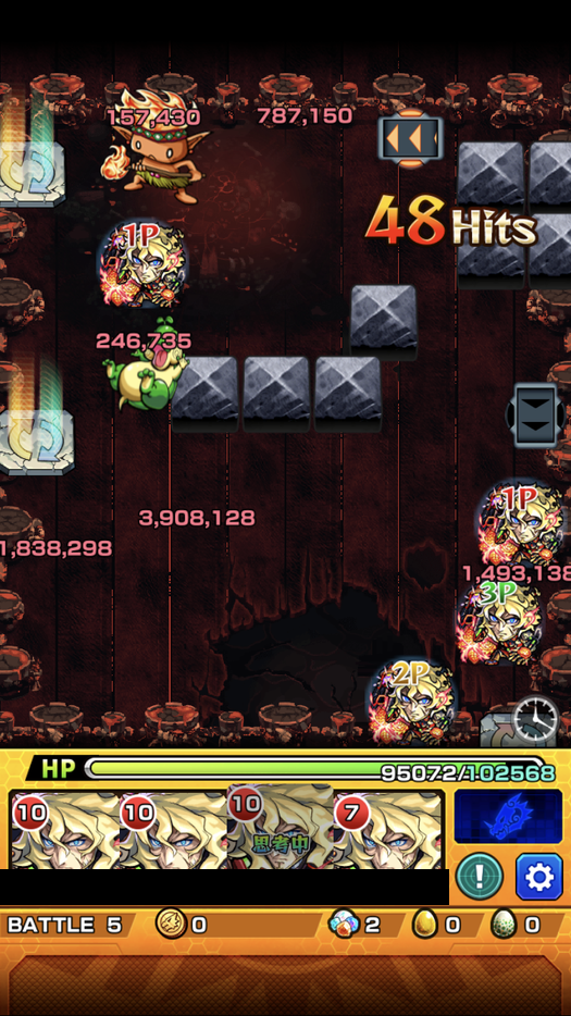 閑話 ２７２５ モンスト 駆け抜け玉楼 弐とか ゲーム雑記