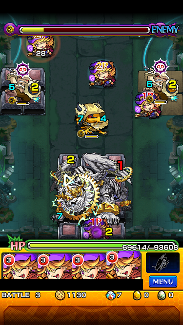 閑話 １２３３ モンスト ティグノス戦周回 終盤 とティグノス戦について ゲーム雑記