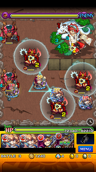 閑話 １２４１ モンスト フラッグ エクスドラゴン戦周回 ゲーム雑記